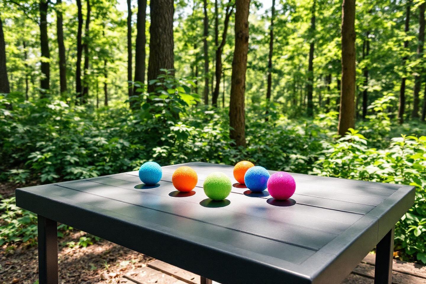 revêtements anti-reflet des tables de ping pong outdoor