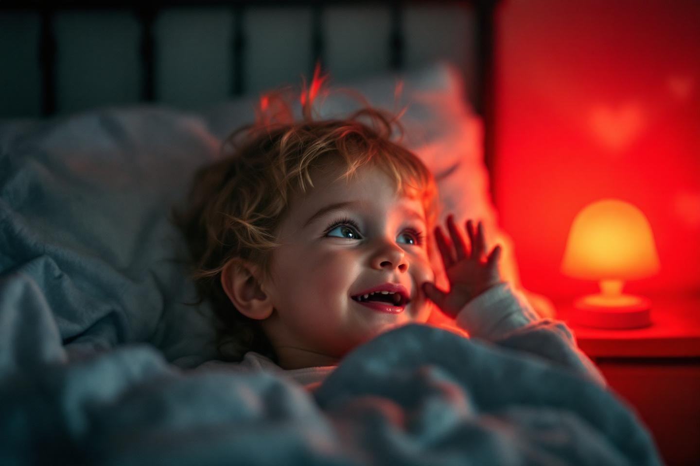 veilleuse nomade Intensité lumineuse ajustable pour respecter le sommeil