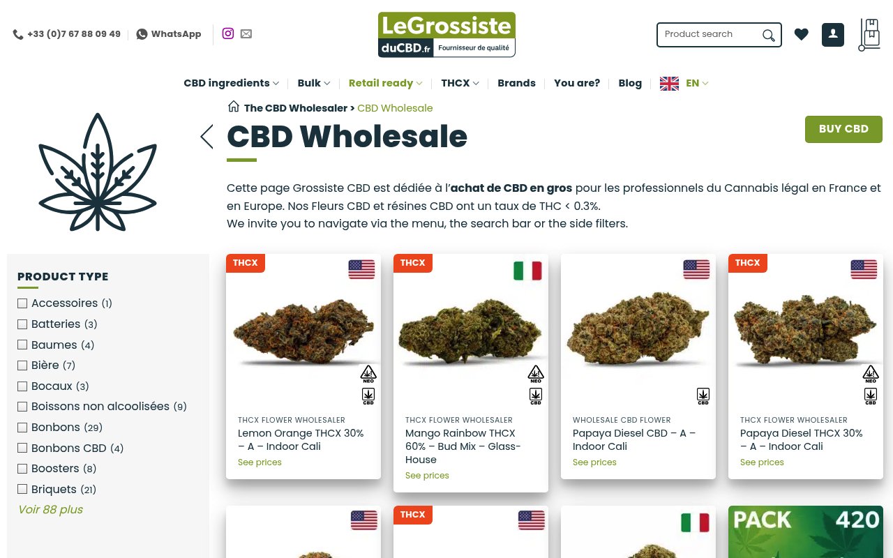 le grossiste du cbd